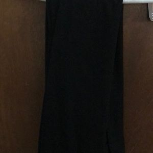 Black long sleeve work pants from The Limited